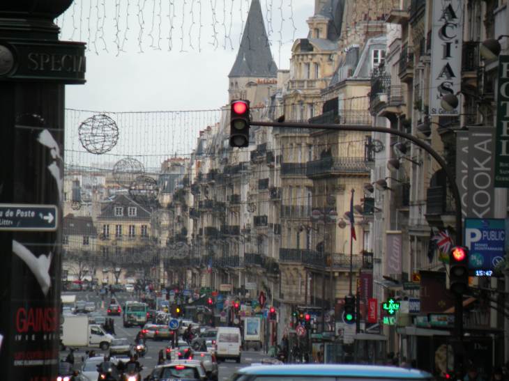 décorations de noel, rue de Rennes